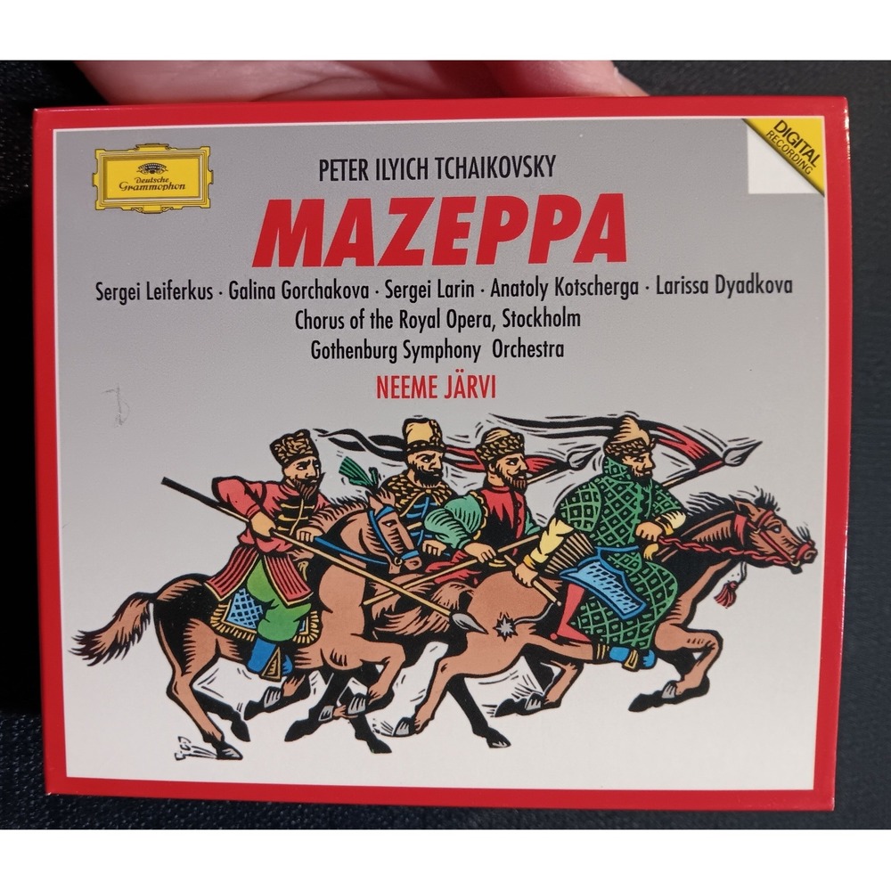 Tchaikovsky Mazeppa Opera 3 CD Box Set Neeme Jarvi Deutsche Grammophon 439 906-2